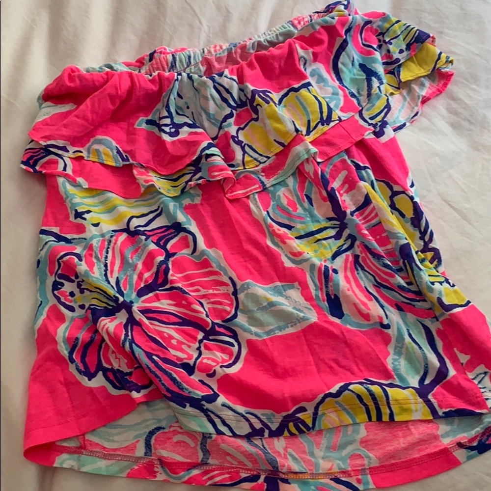 Lily Pulitzer strapless shirt